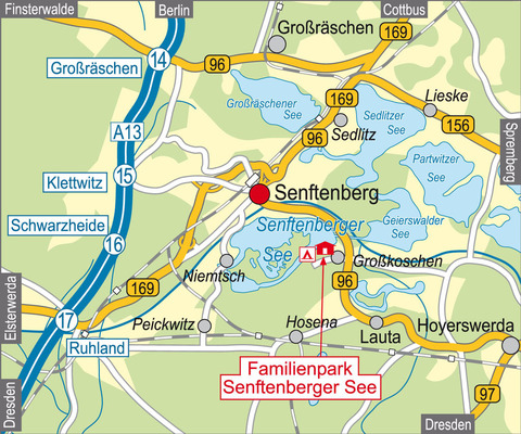 Senftenberger See - der Familienbadesee im Lausitzer Seenland